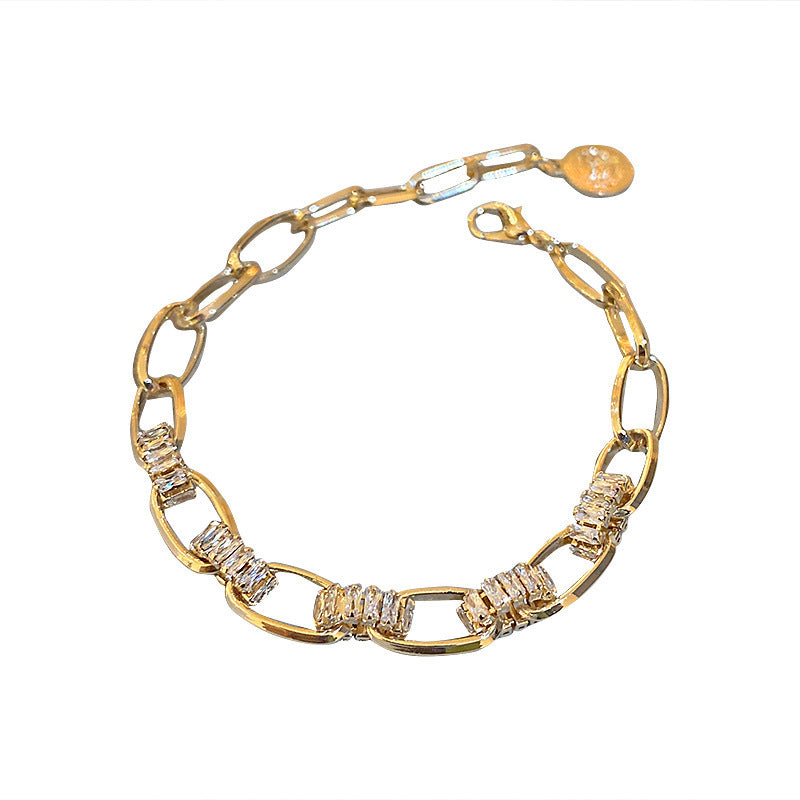 High-Grade Zircon Geometric Bracelet null