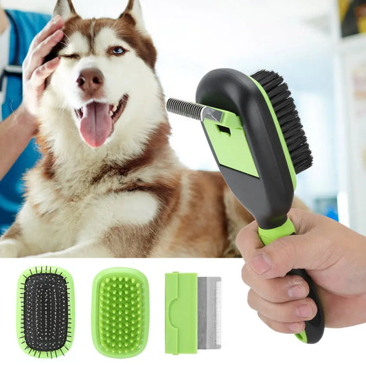 5-in-1 Pet Cleaning and Grooming Comb Set null