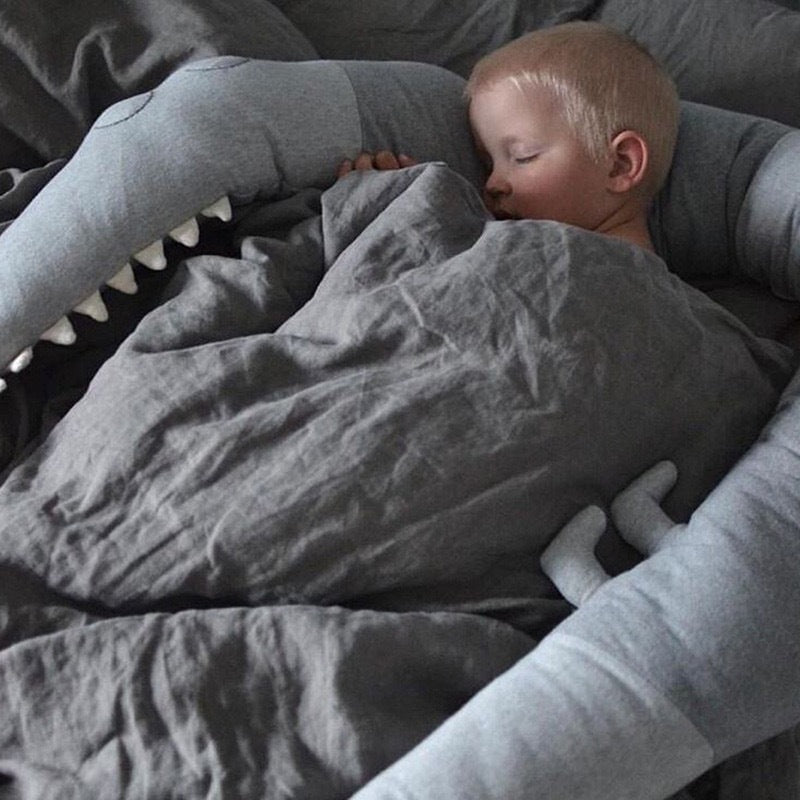 Cartoon Baby Crib Bumper Pillow null