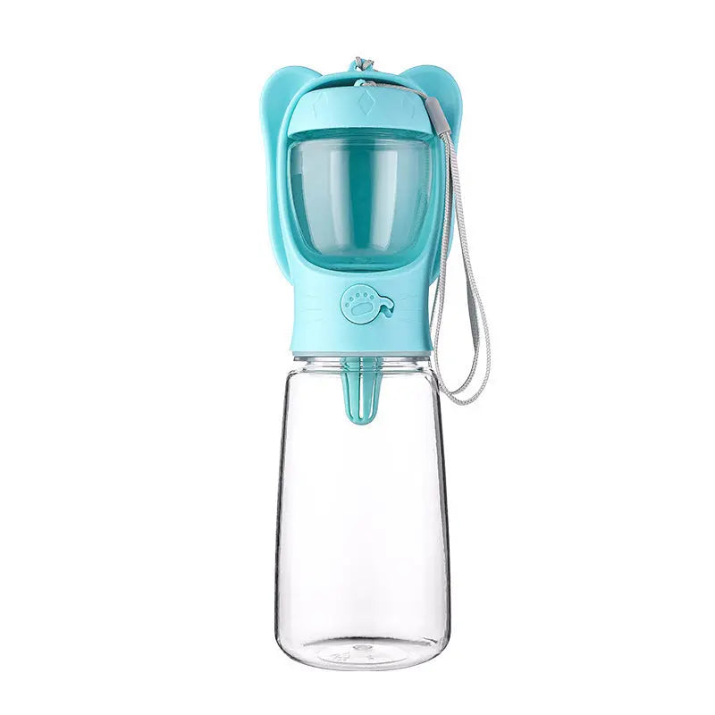 Portable Pet Water Bottle With Food Container null