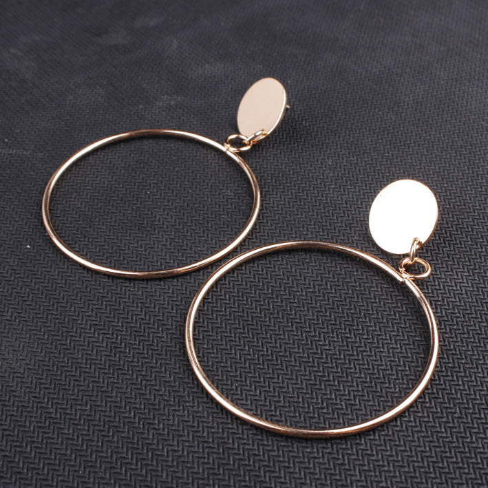 Large Circle Earrings null