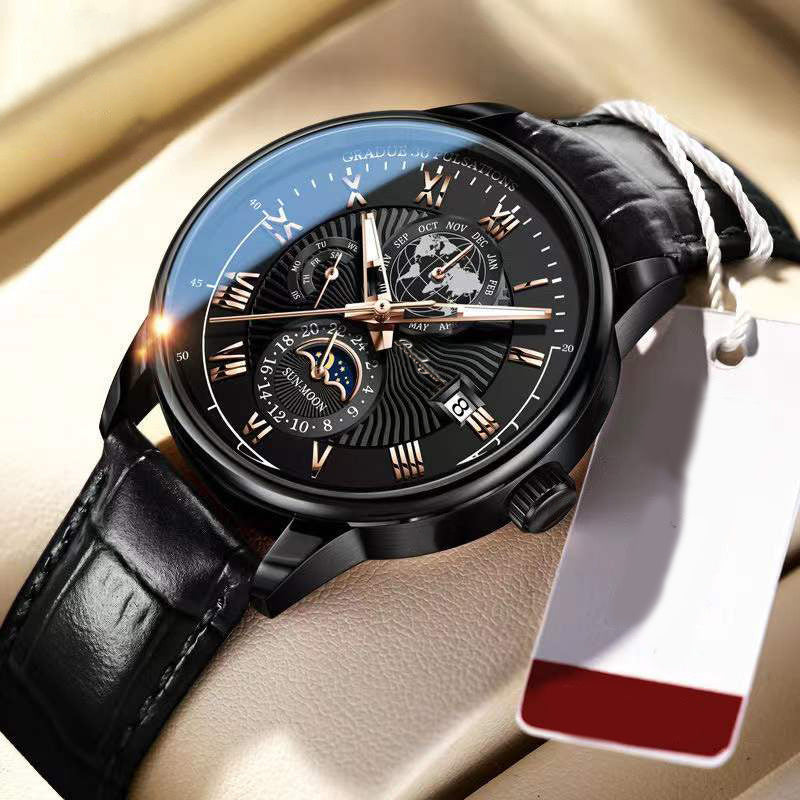 Men Business Belt Watch null
