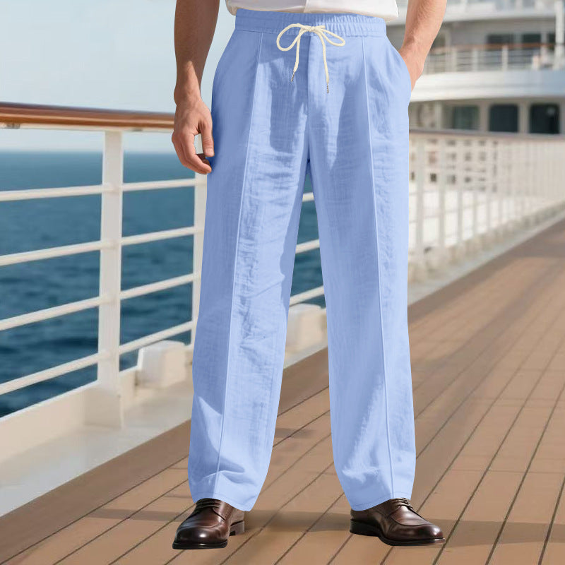 Loose Breathable Linen Leisure Pants null