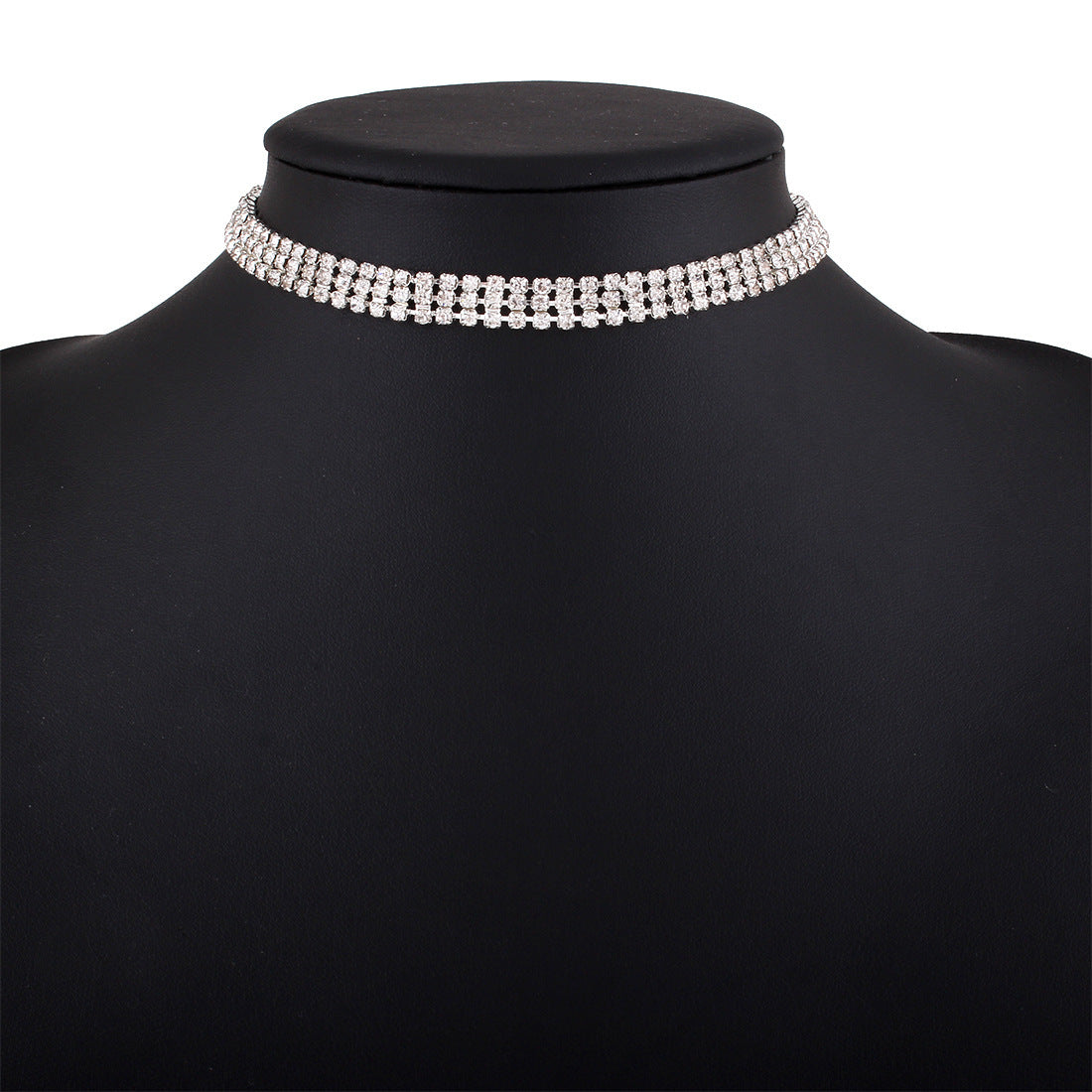 Clavicle Chain Full Rhinestone Necklace null