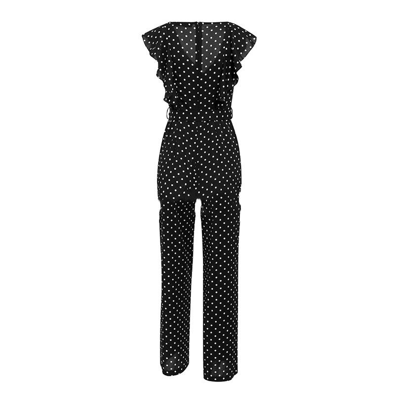 Elegant Polka Dot Print Jumpsuits null