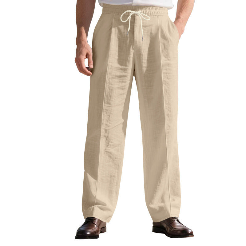 Loose Breathable Linen Leisure Pants null