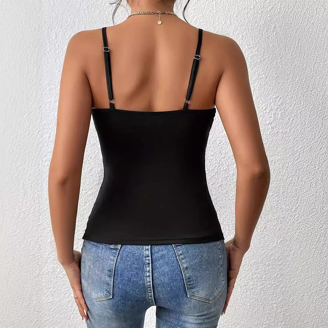 Sling Out Cropped Tank Top null