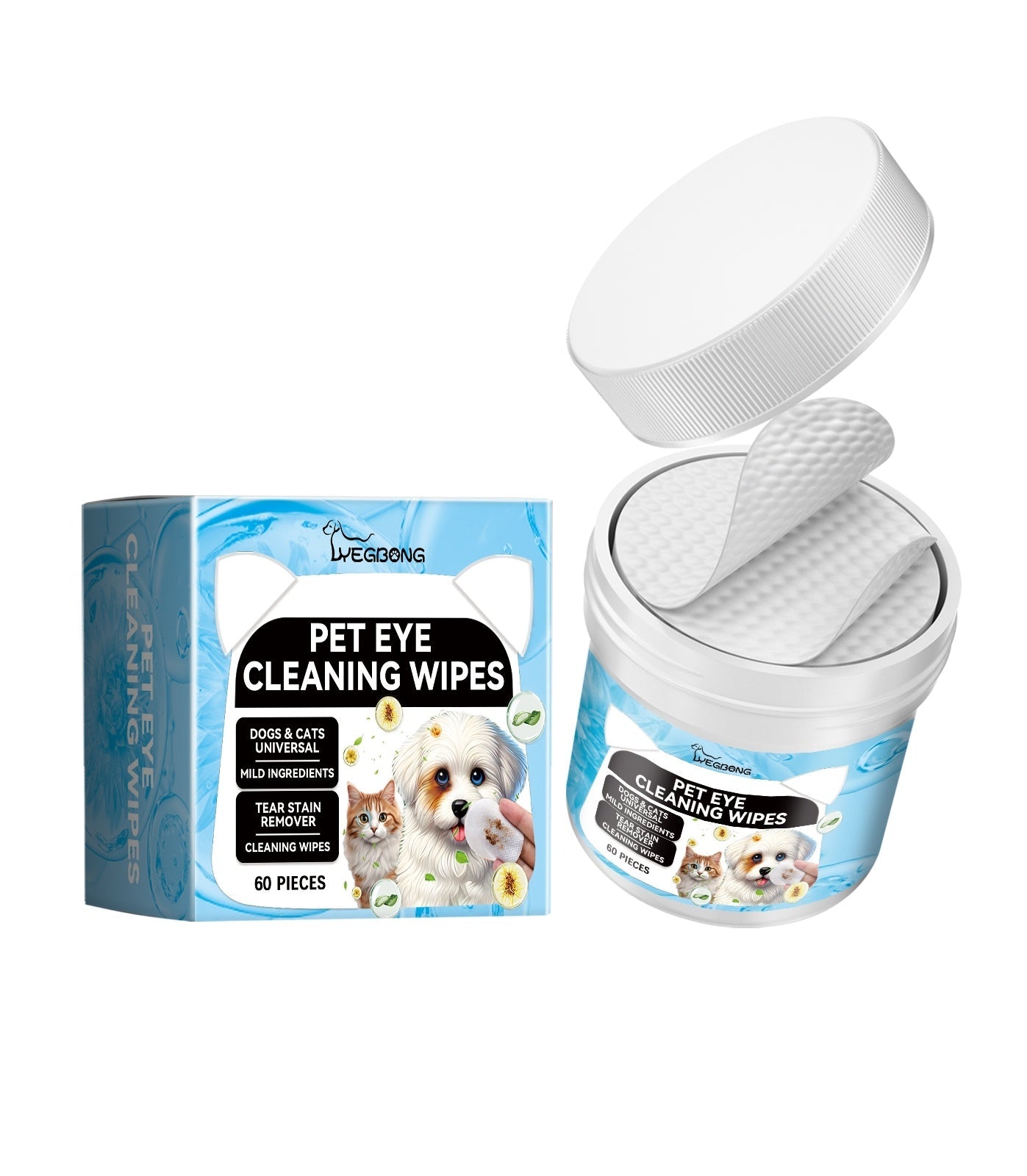 Pet Eye Cleaning Wipes null