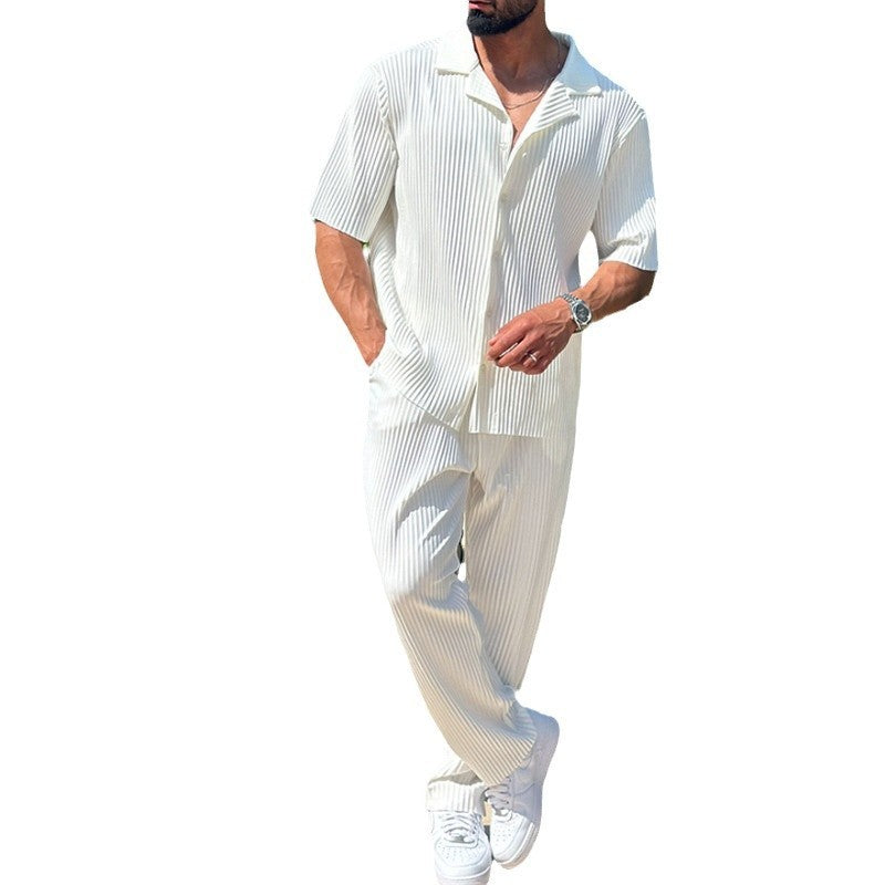 Casual Short-Sleeved Trousers Two-Piece null