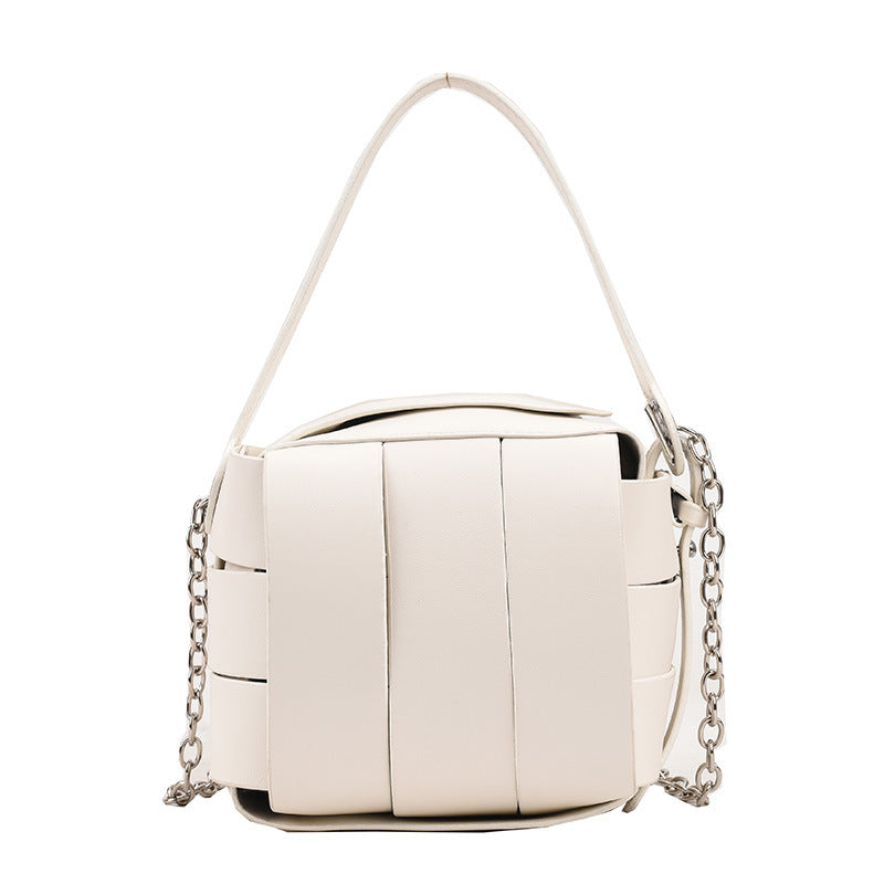 Spliced Leather Handbags null