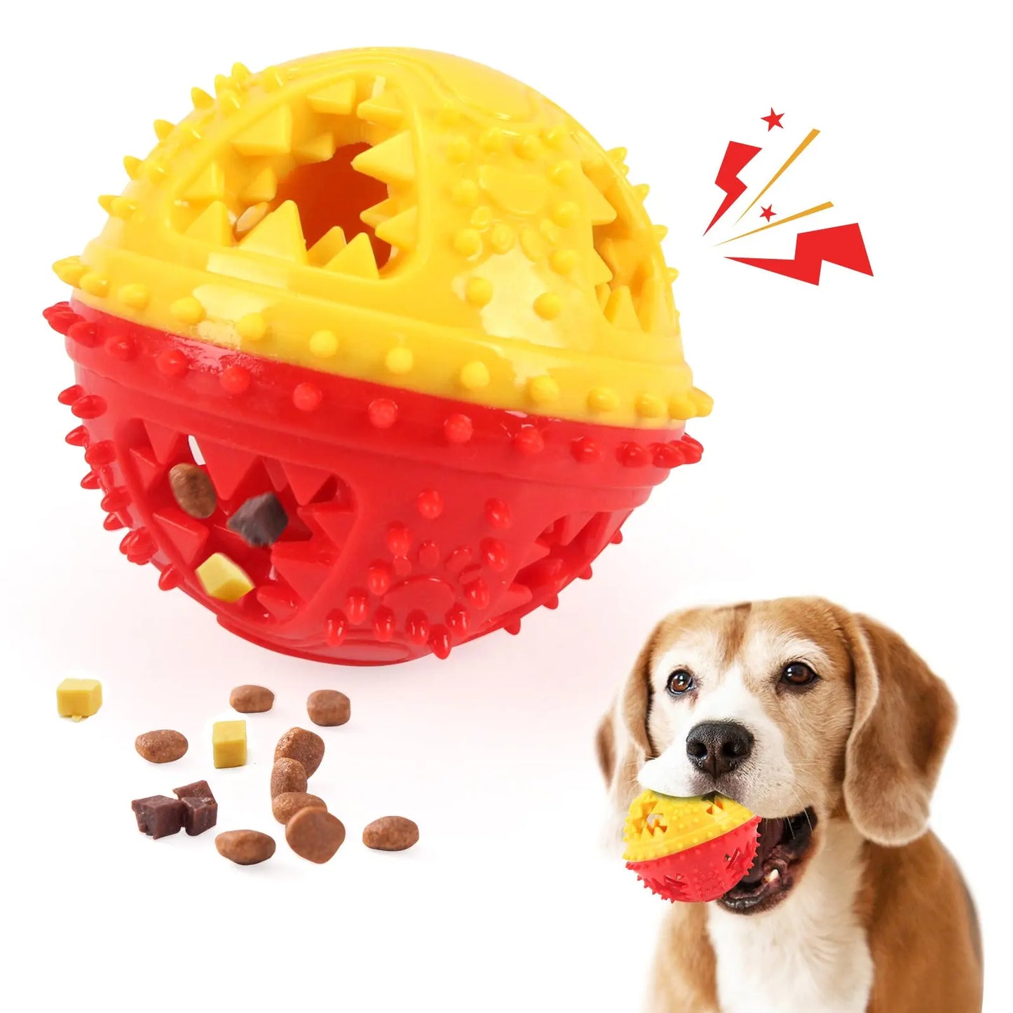 Leaking Food Grinding Teeth Sound Ball Toy null
