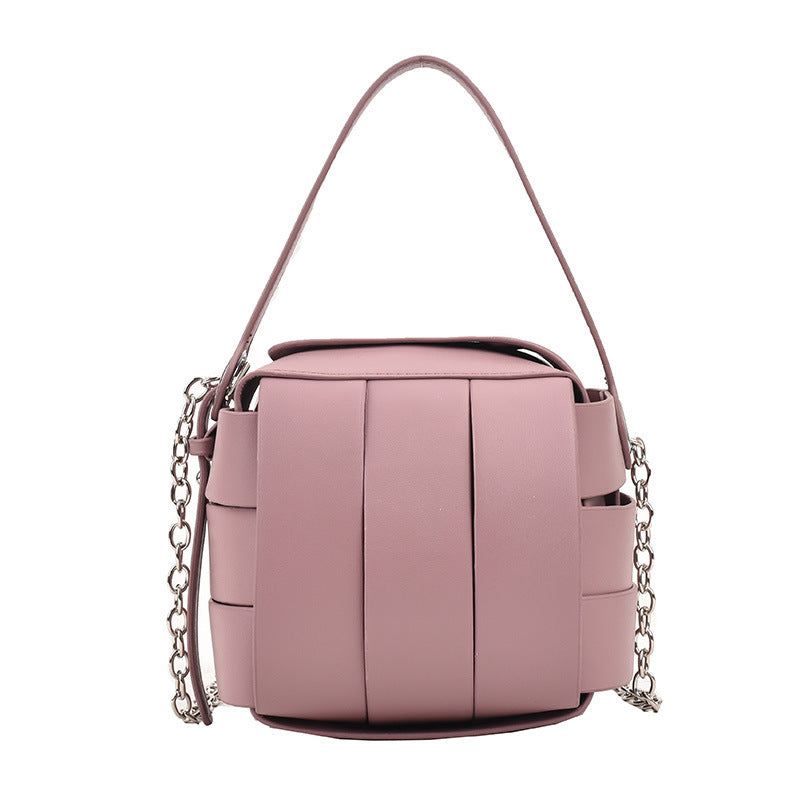 Spliced Leather Handbags null