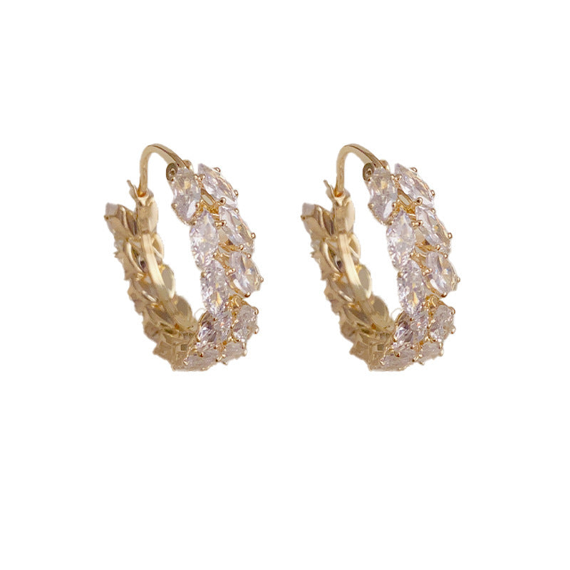 Zircon Wheat Earring null