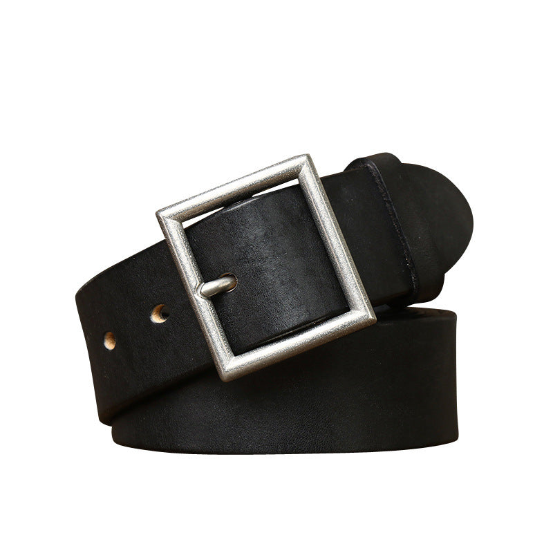Handmade First Layer Cattlehide Belt null