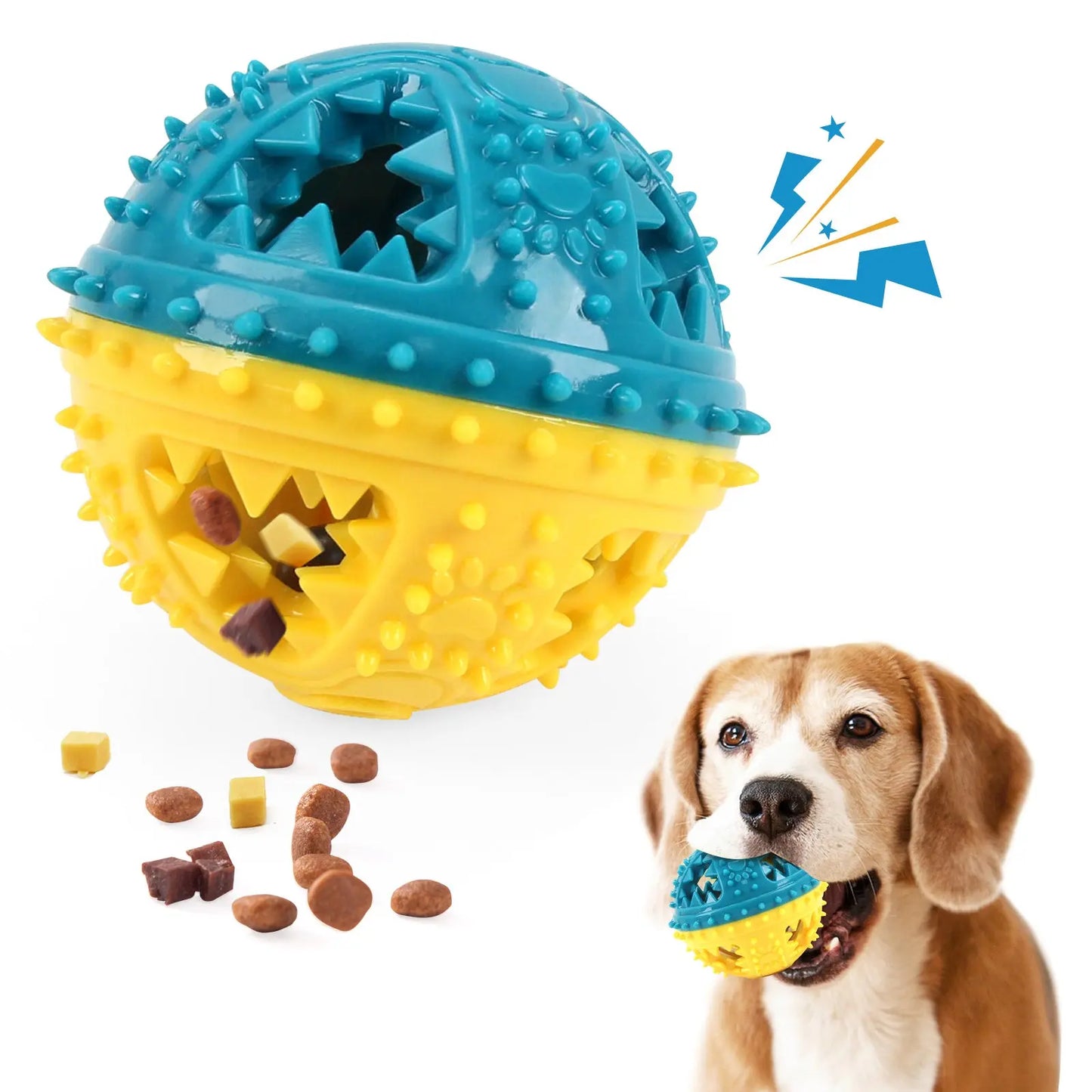 Leaking Food Grinding Teeth Sound Ball Toy null