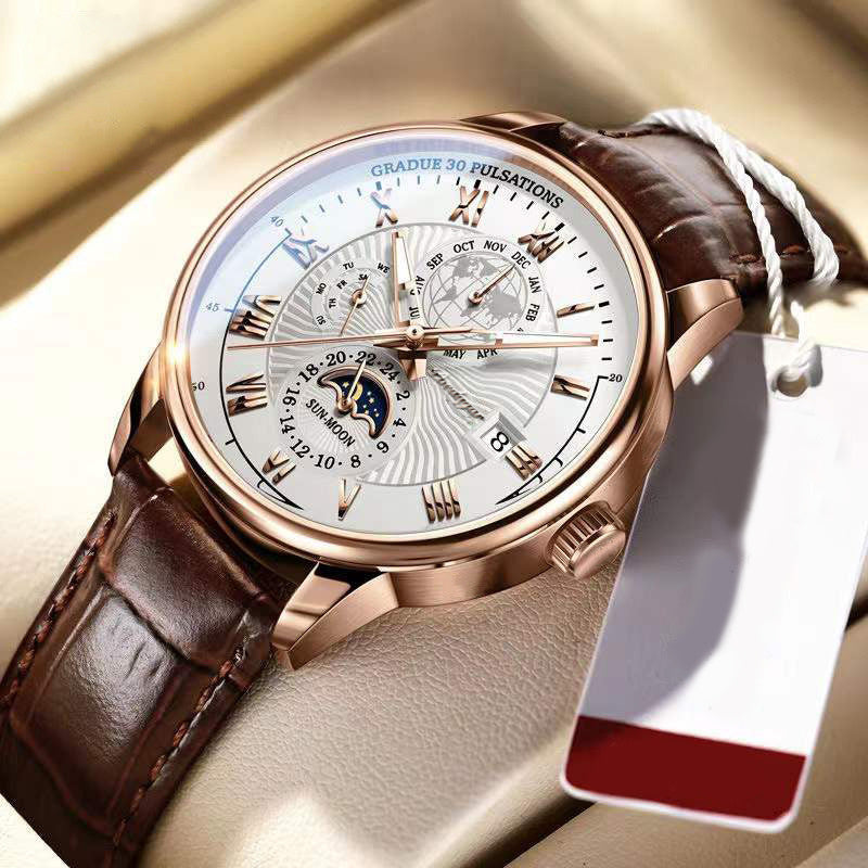 Men Business Belt Watch null