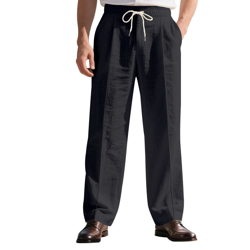 Loose Breathable Linen Leisure Pants null