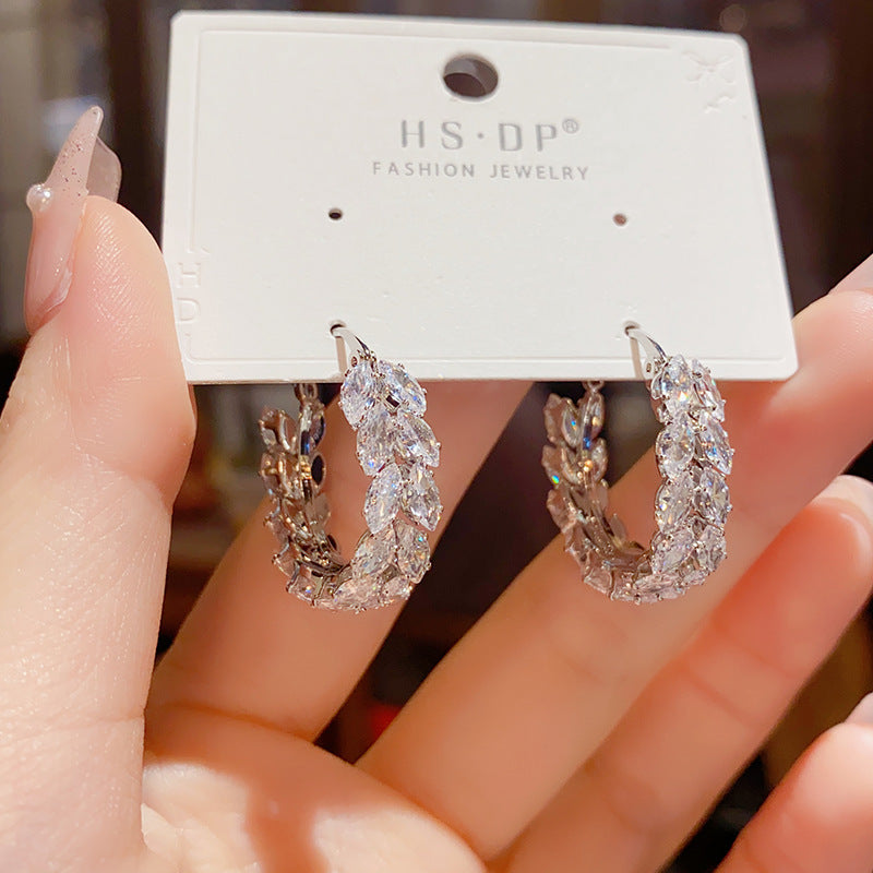 Zircon Wheat Earring null