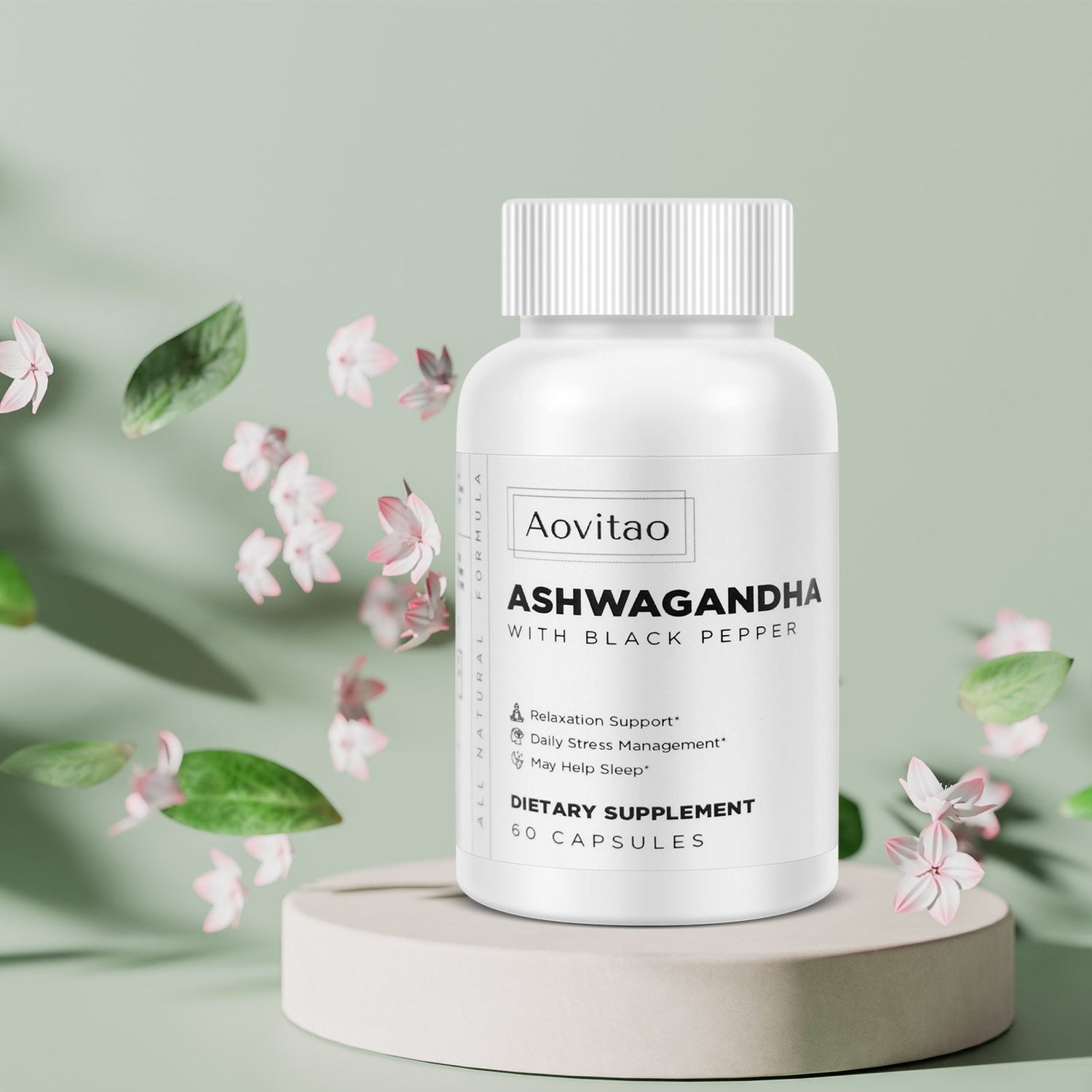 Stress Relief Immune Support Ashwagandha Supplements null