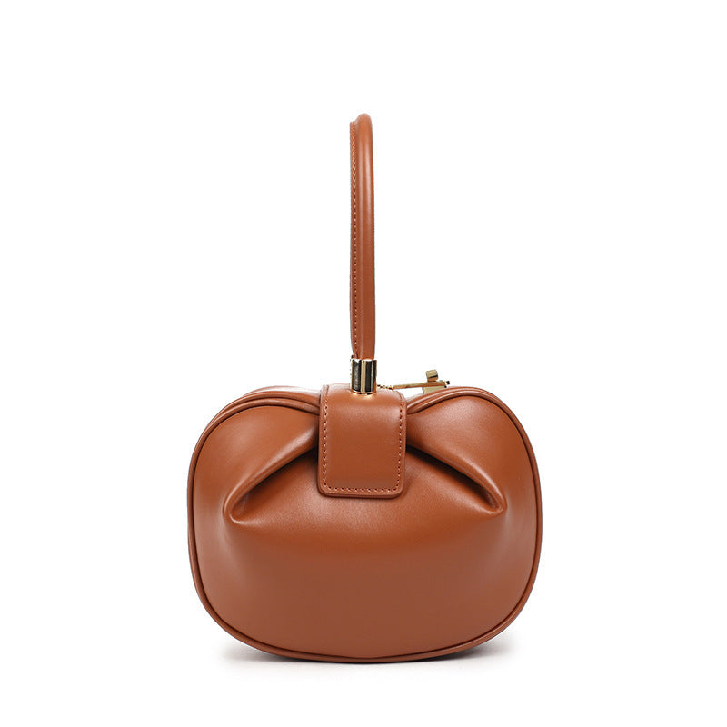 Leather Dumplings Handbag null
