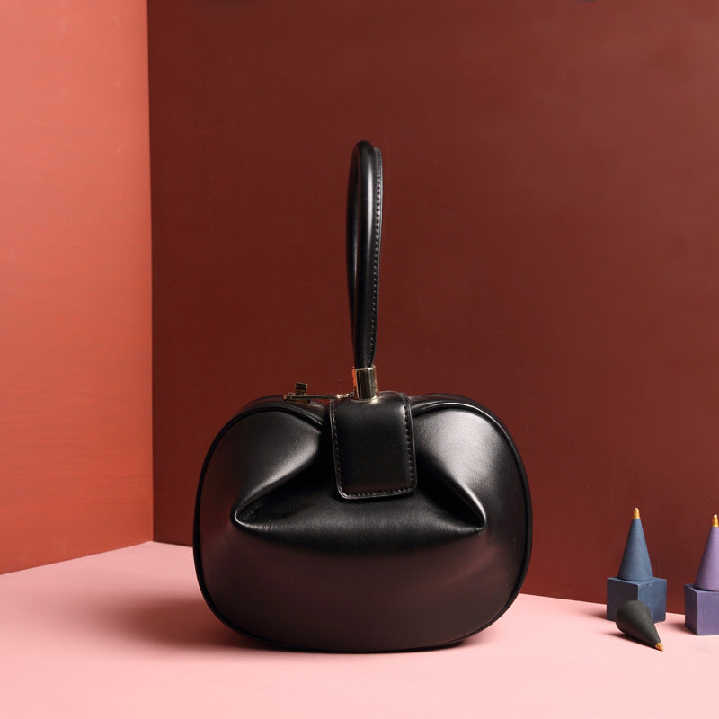 Leather Dumplings Handbag null
