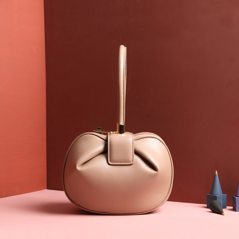 Leather Dumplings Handbag null