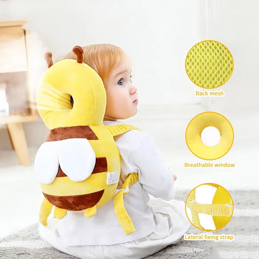 Soft baby head and back protector pillow 