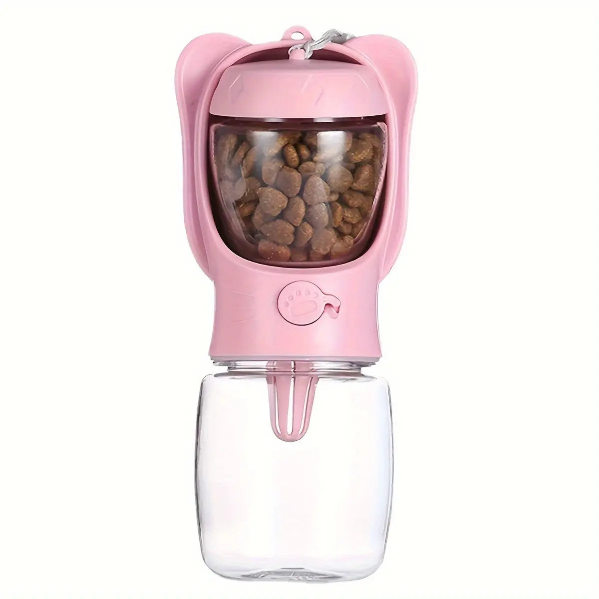 Portable Pet Water Bottle With Food Container null