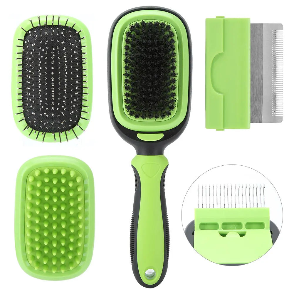 5-in-1 Pet Cleaning and Grooming Comb Set null