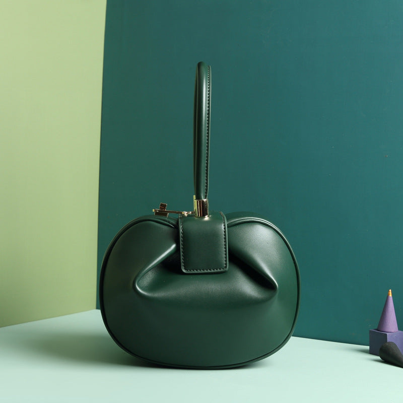 Leather Dumplings Handbag null