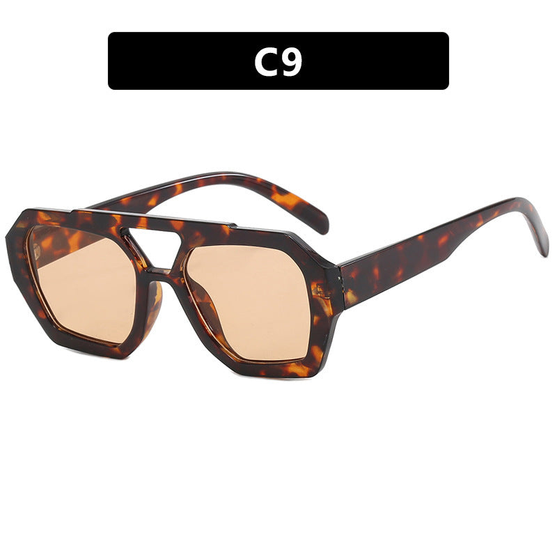 Big Frame Leopard Sunglasses null