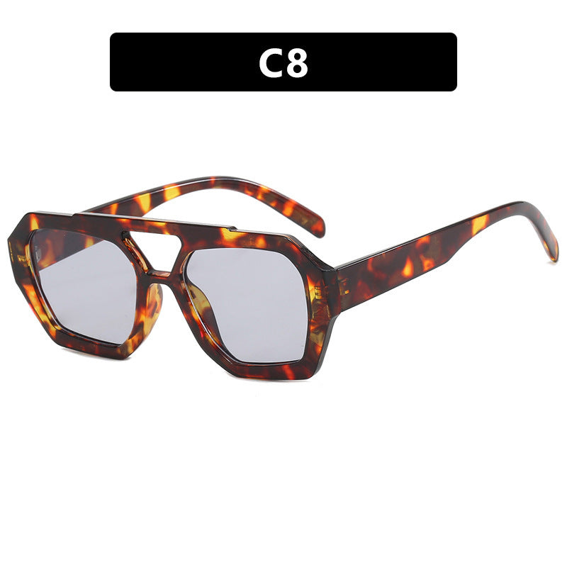 Big Frame Leopard Sunglasses null