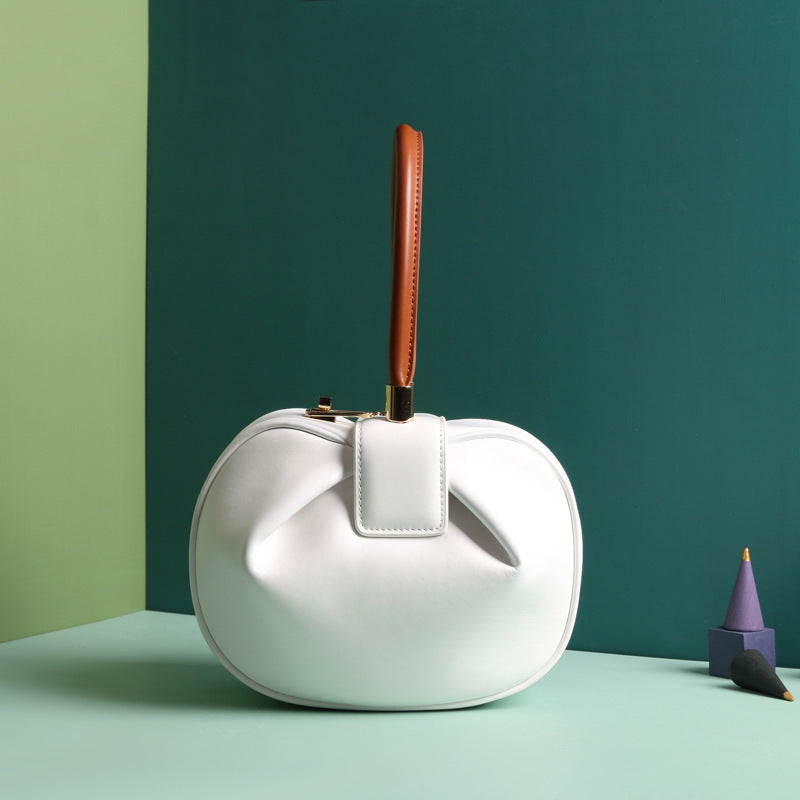 Leather Dumplings Handbag null