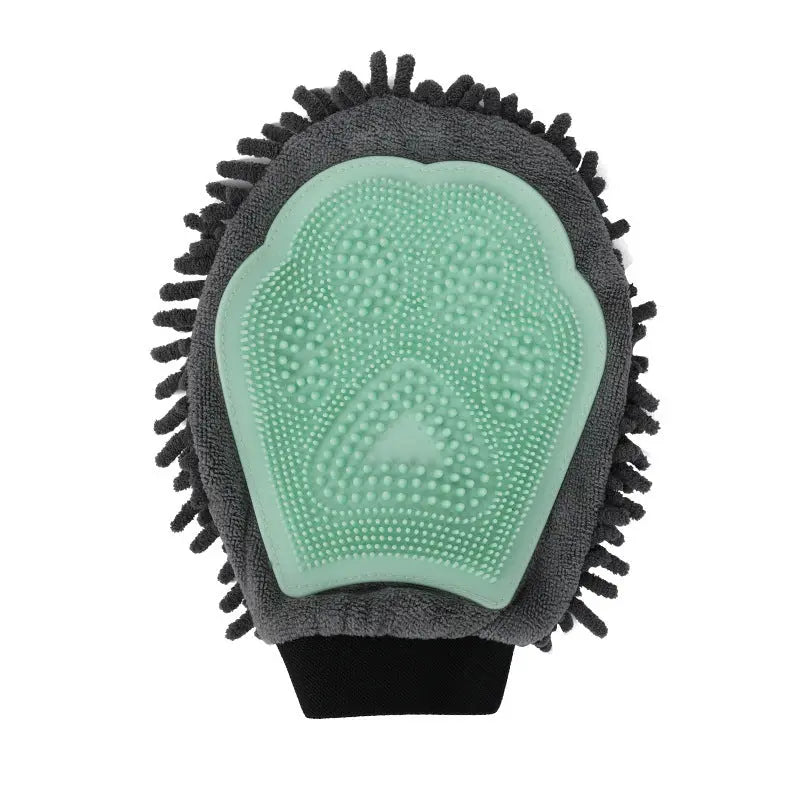 2-in-1 Pet Grooming Glove null