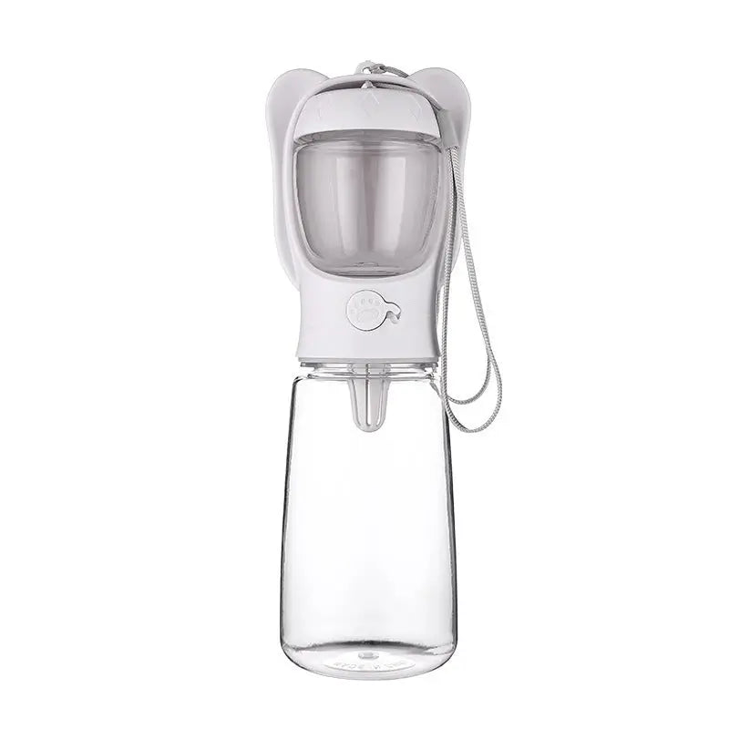 Portable Pet Water Bottle With Food Container null