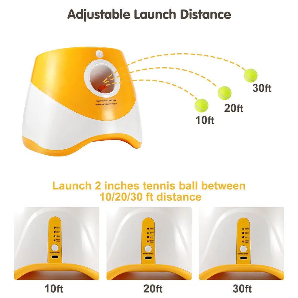 Automatic Tennis Launcher Toy null