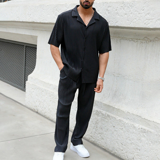 Casual Short-Sleeved Trousers Two-Piece null